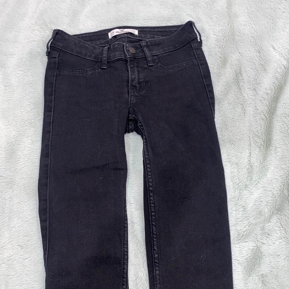 Black Hollister skinny jeans